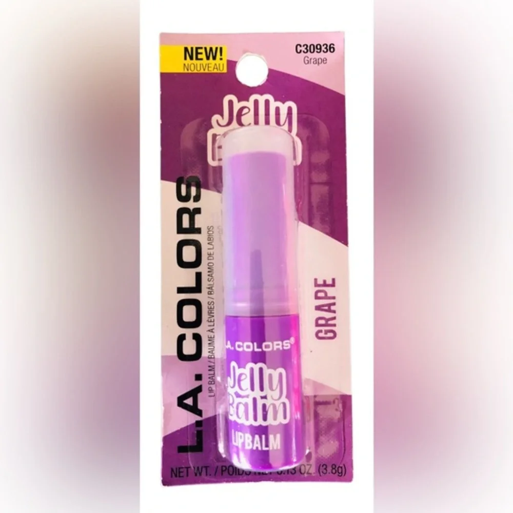 5pk scented jelly lip balms watermelon grape coconut strawberry cherry‎ flavor